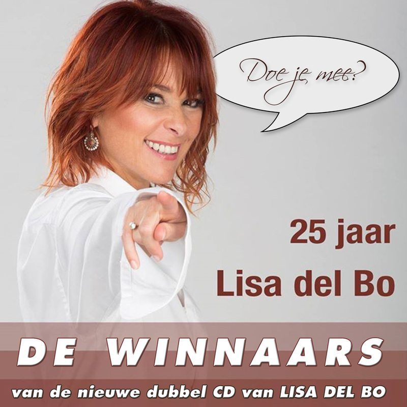 Winnaars dubbel CD Lisa del Bo op BOO 105.1 Bilzen